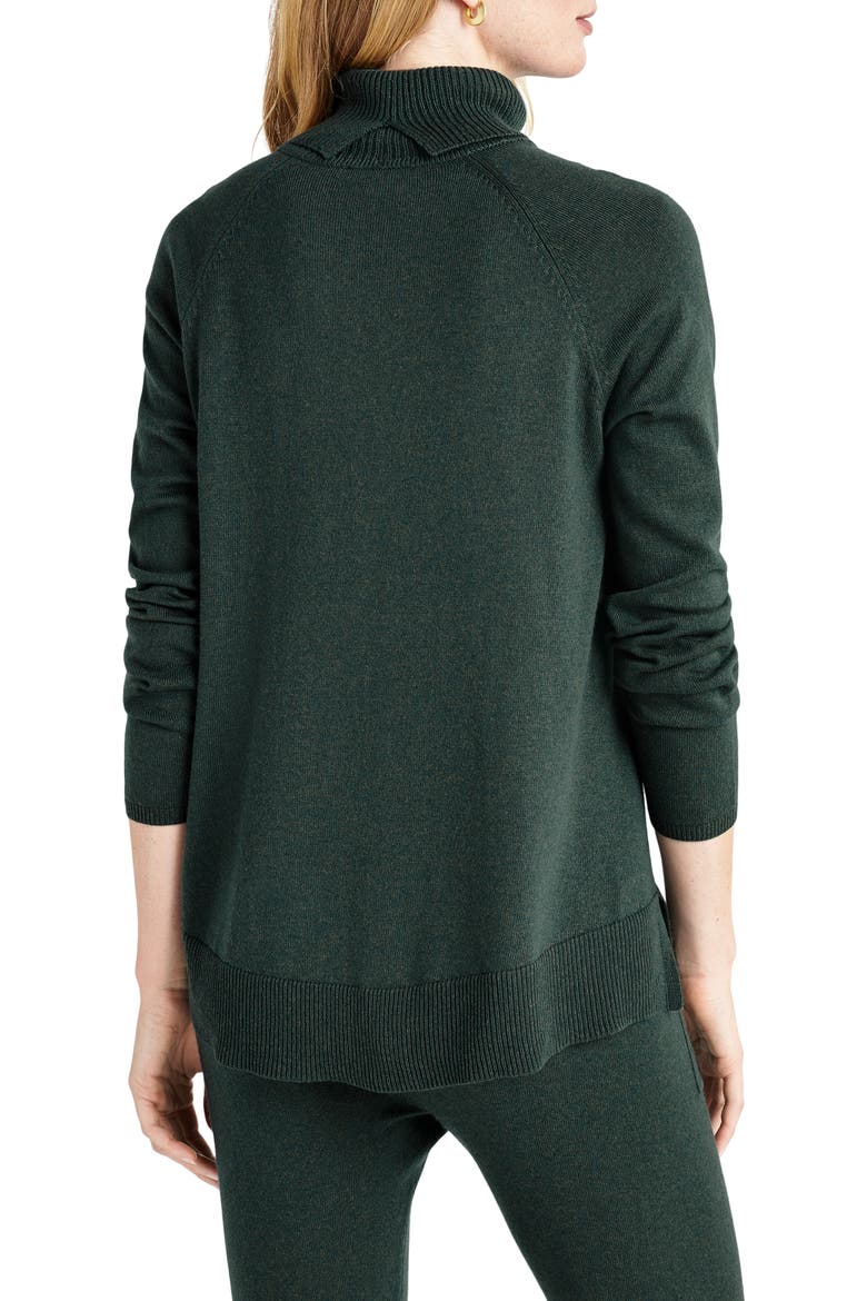 Elin Turtleneck Sweater, Alternate, color, BALSAM
