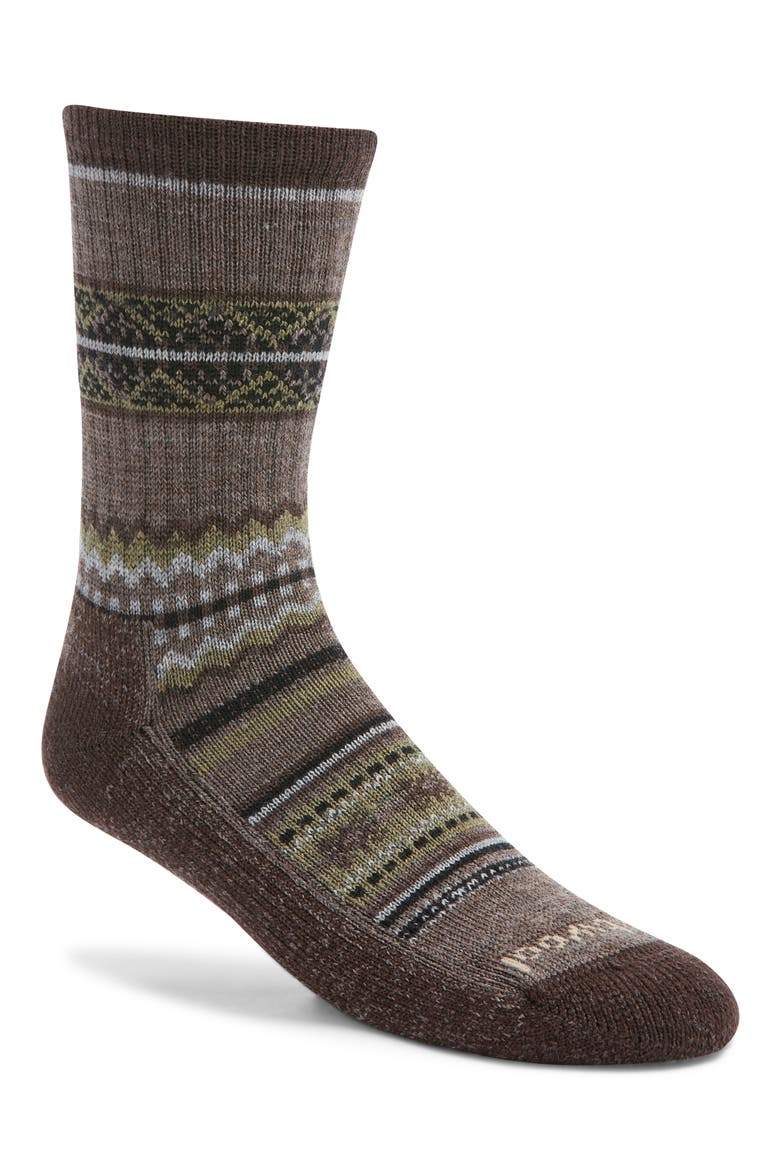 Everyday Cozy Snowed in Crew Socks, Main, color, TAUPE