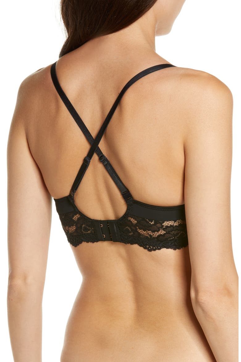 Goddess Multiway Underwire T-Shirt Bra, Alternate, color, BLACK