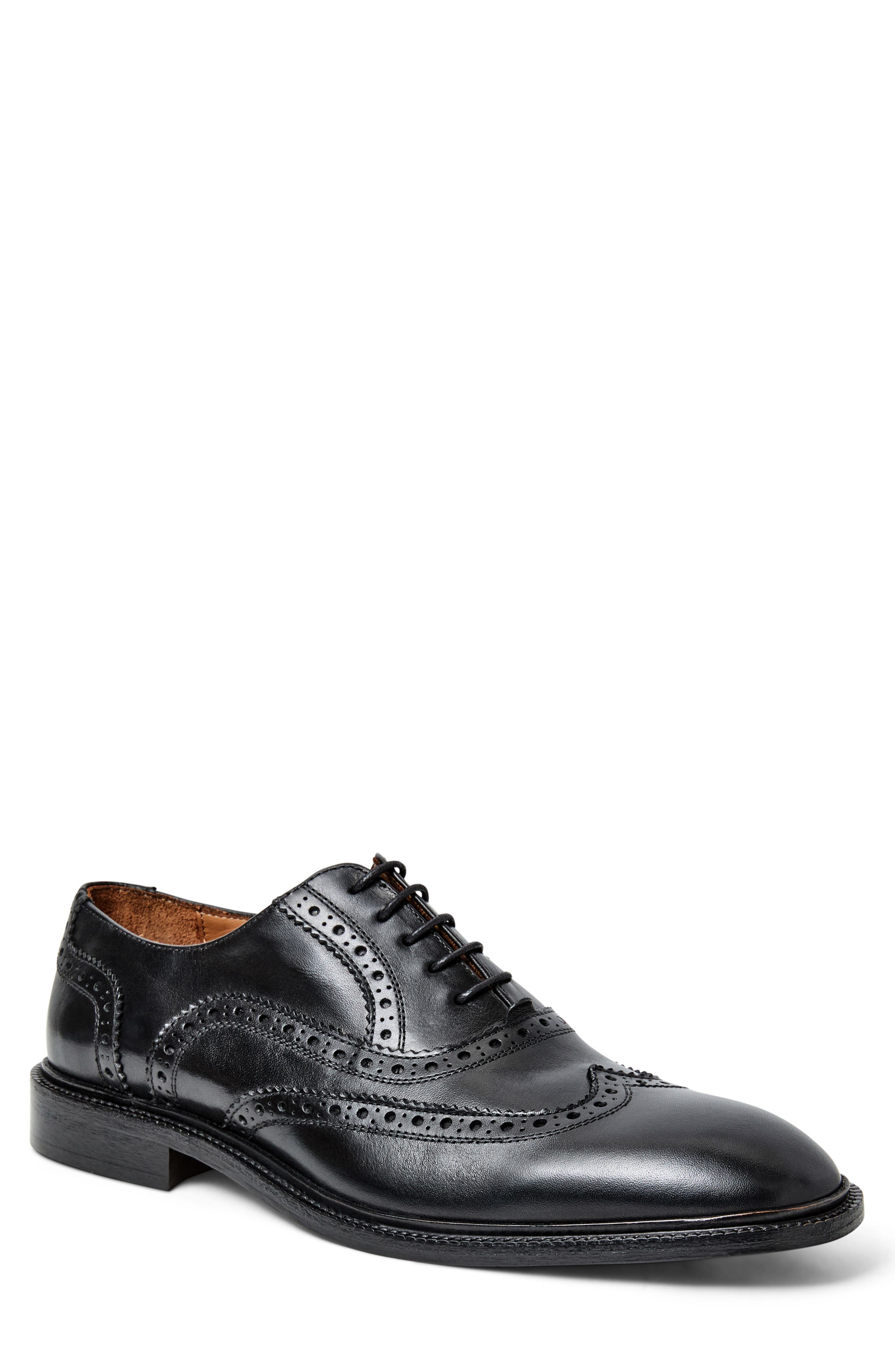 Bruno Magli Alfonso Wingtip Oxford, Main, color, Black