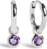 Monica Vinader Birthstone Huggie Hoop Earrings