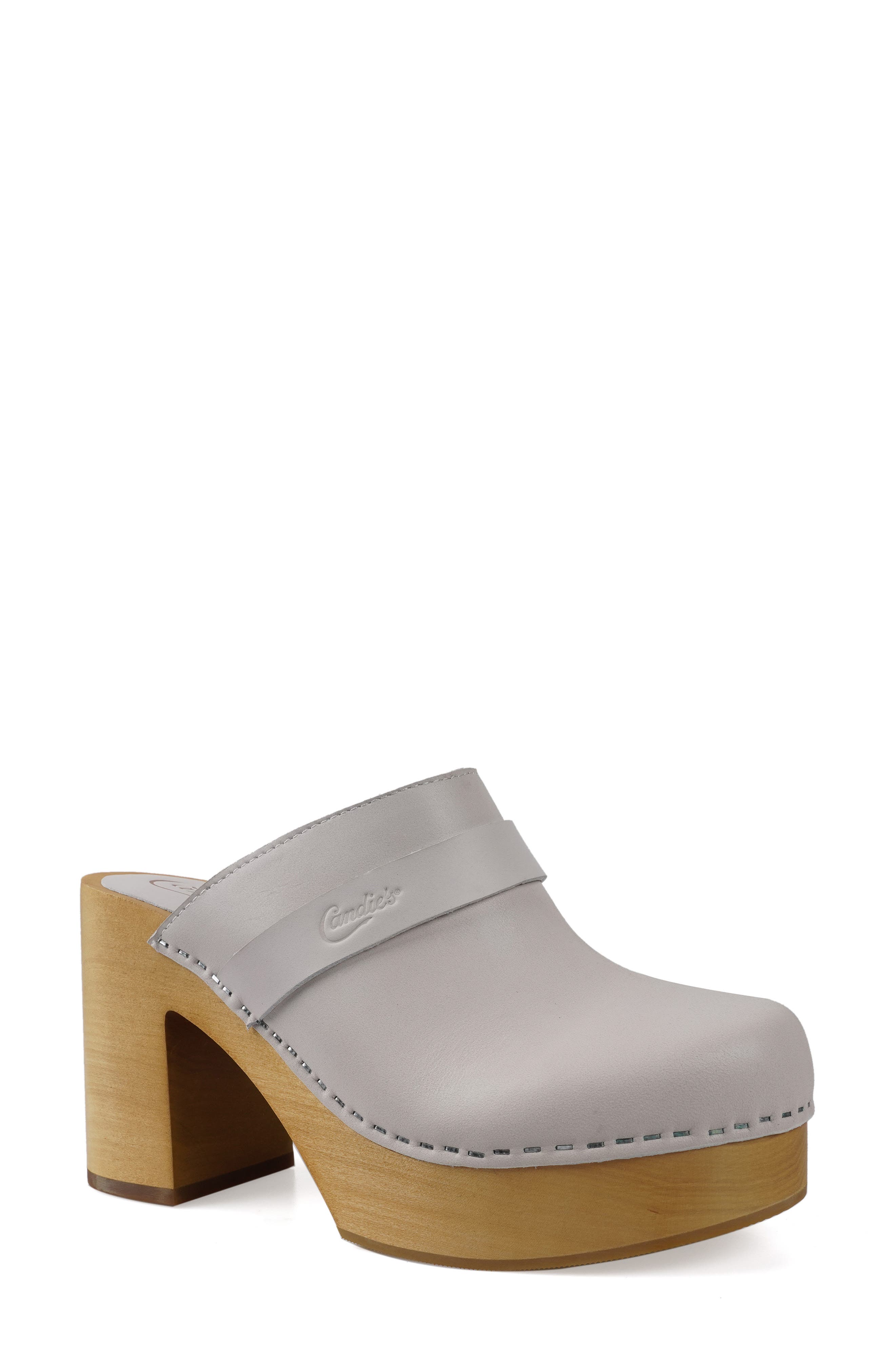 Candie
s Blaze Platform Clog, Main, color, White