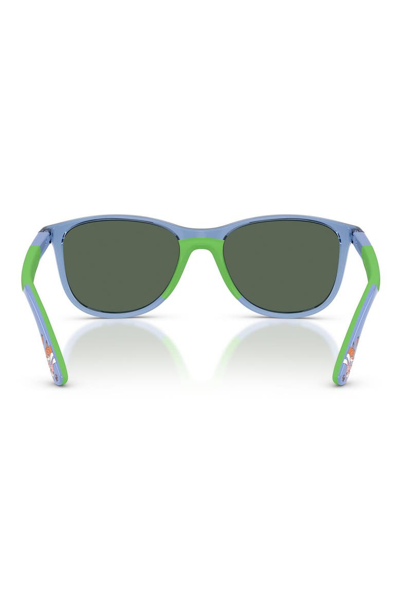 Kids' 49mm Square Sunglasses, Alternate, color, TRANSPARENT BLUE / DARK GREEN