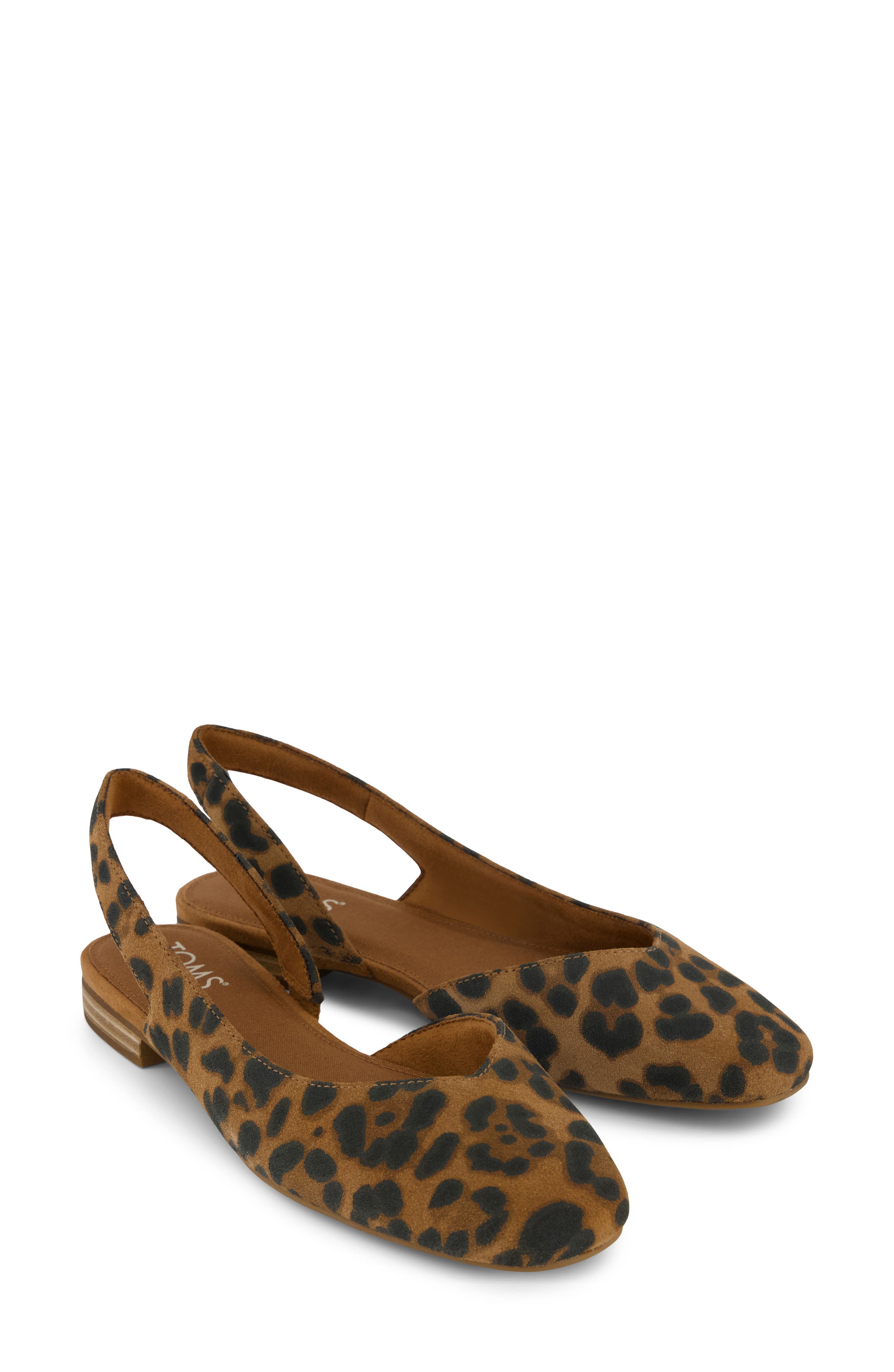 Alene Slingback Half d'Orsay Flat, Alternate, color, BROWN