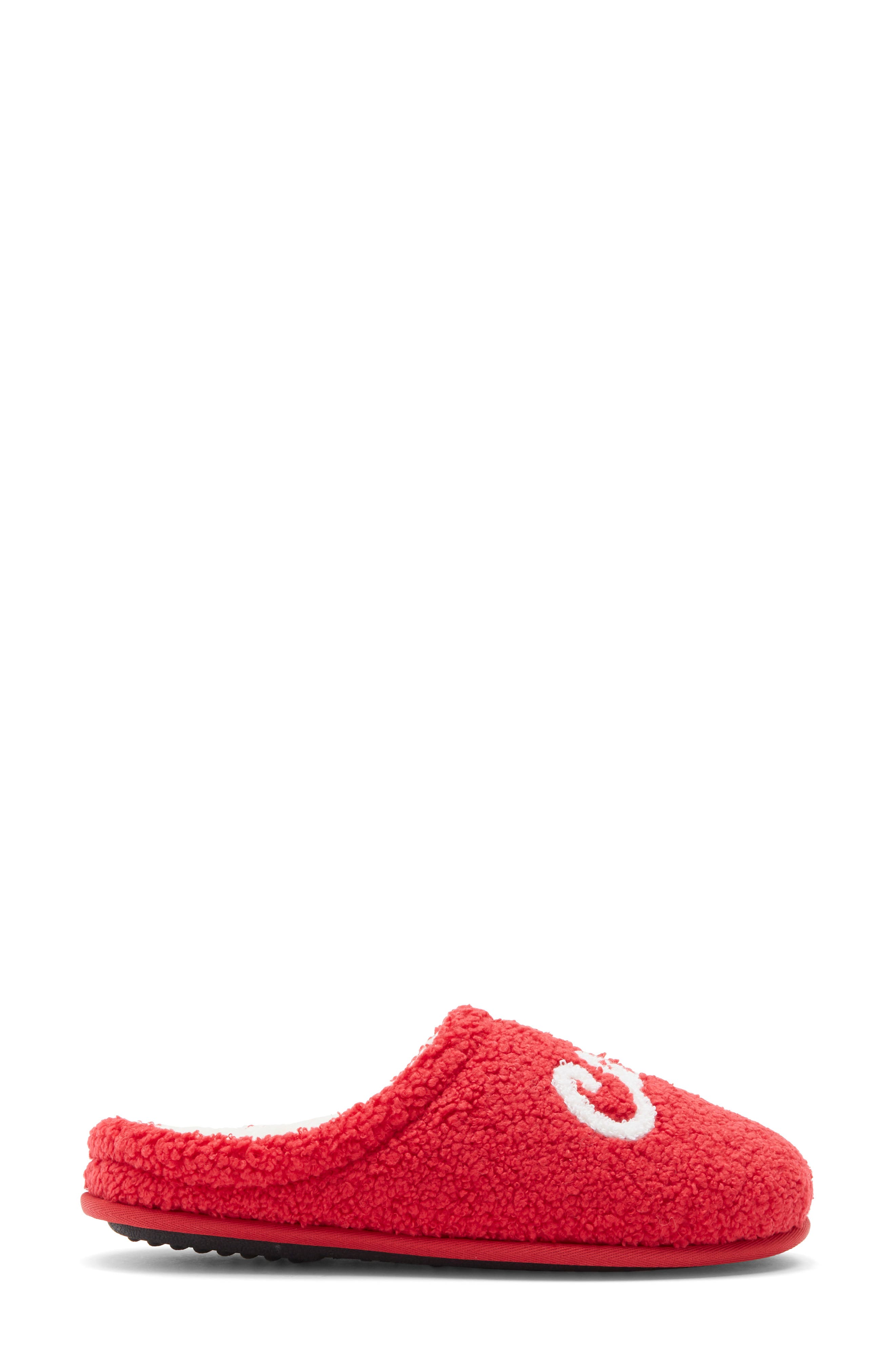 Cozy Crew Slipper, Alternate, color, RED