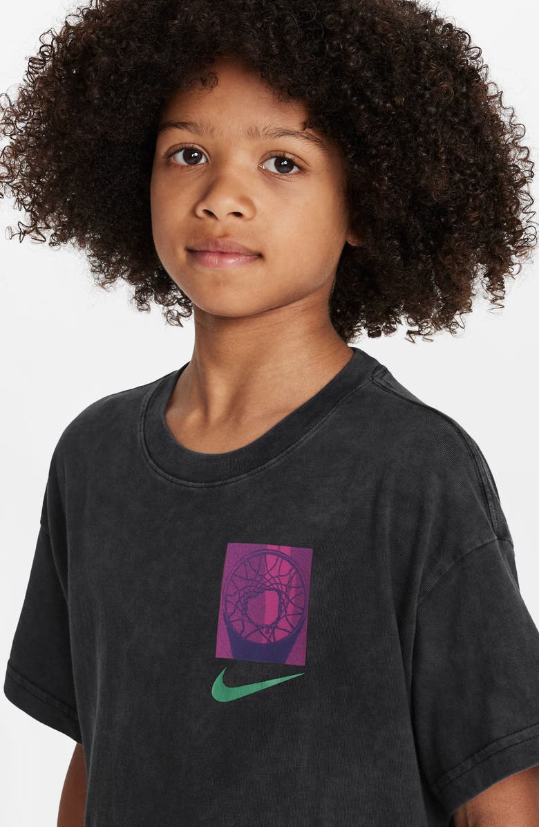 Nike Kids' Basketball Square Max90 Graphic T-Shirt, Alternate, color, 