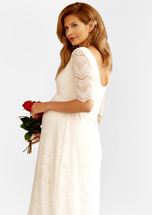 Tiffany Rose Maternity Verona Gown Long In Neutral