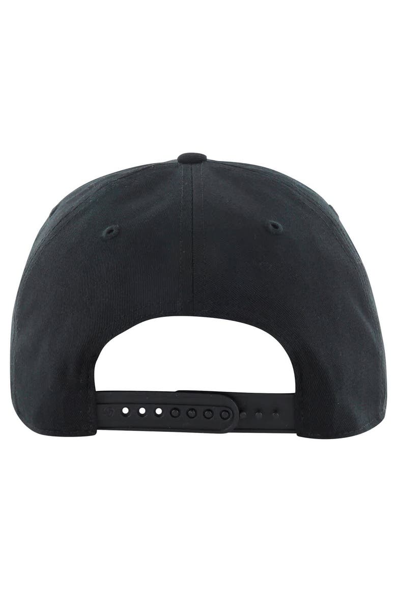 Men's '47 Black Philadelphia Eagles Hitch Adjustable Hat, Alternate, color, Black