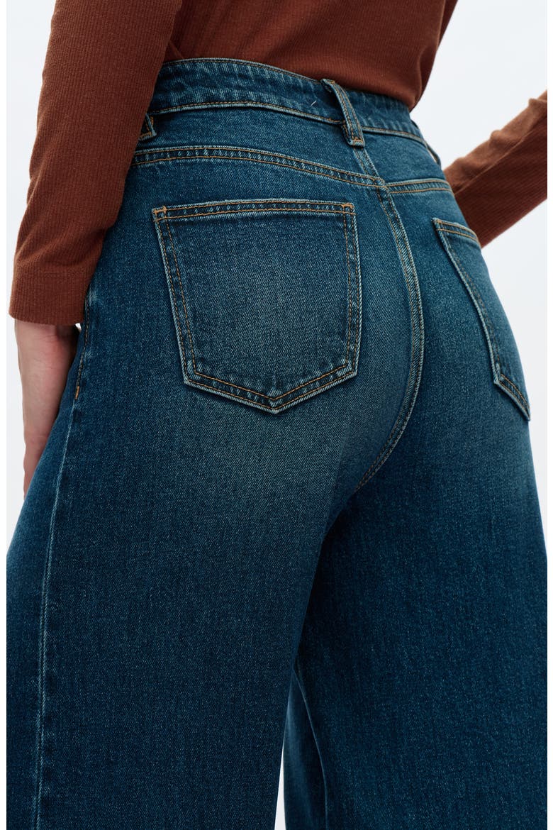 Wide Leg Jeans, Alternate, color, VINTAGE DARK BLUE