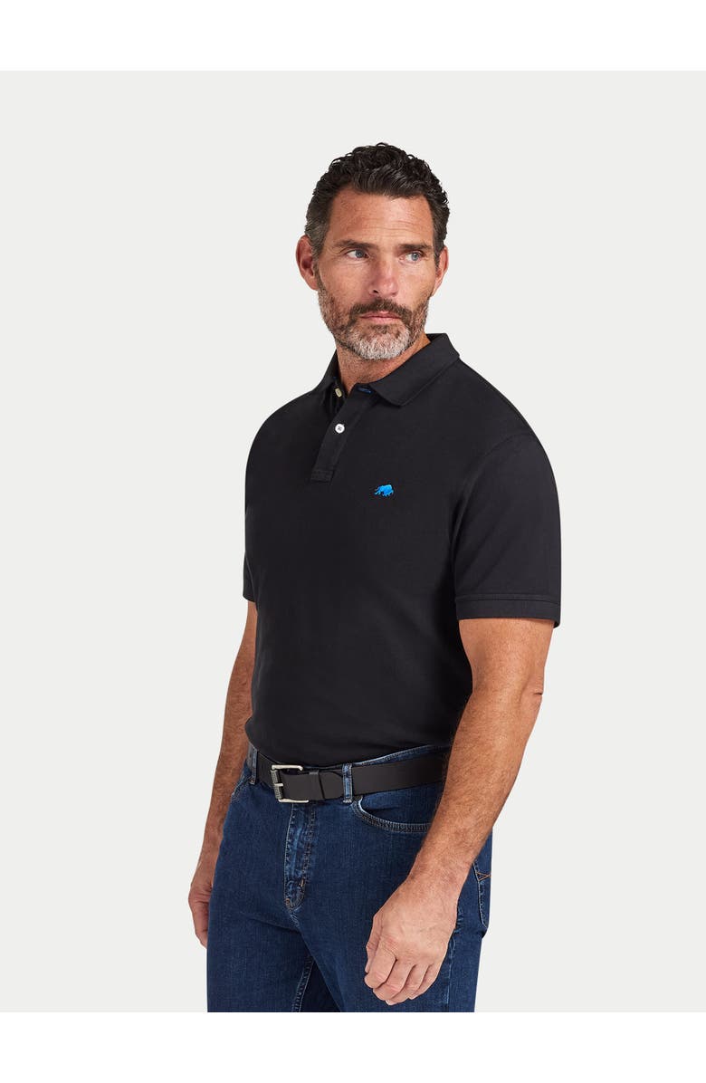 Raging Bull 100% Cotton Polo Shirt, Alternate, color, Black