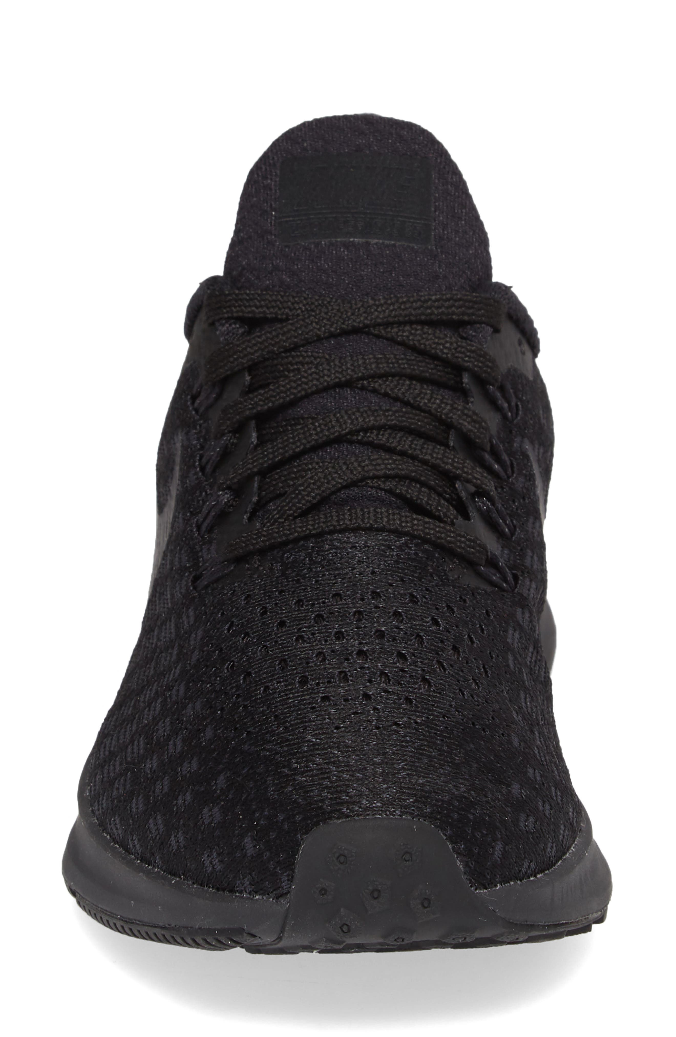 Air Zoom Pegasus 35 Running Shoe, Alternate, color, BLACK/ OIL GREY/ WHITE
