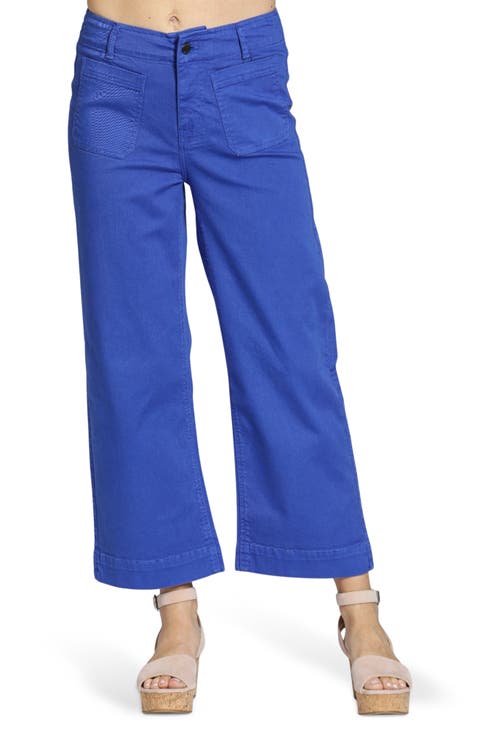 Wide Leg Ankle Jeans