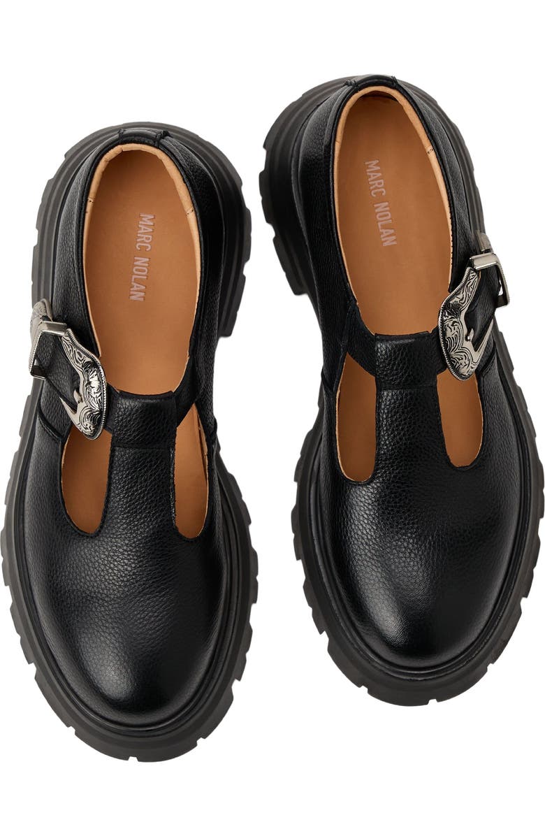 MARC NOLAN Charli Leather Lug Mary Janes, Alternate, color,