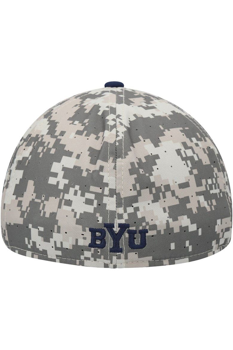 Men's Nike Camo BYU Cougars Aero True Baseball Performance Fitted Hat, Alternate, color, Camo