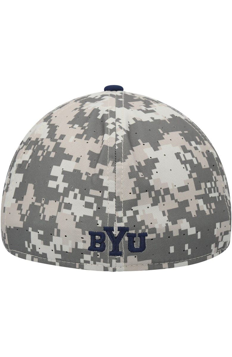 Nike Men's Nike Camo BYU Cougars Aero True Baseball Performance Fitted Hat, Alternate, color, 