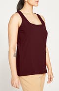 Universal Standard Square Neck Stretch Cotton Tank