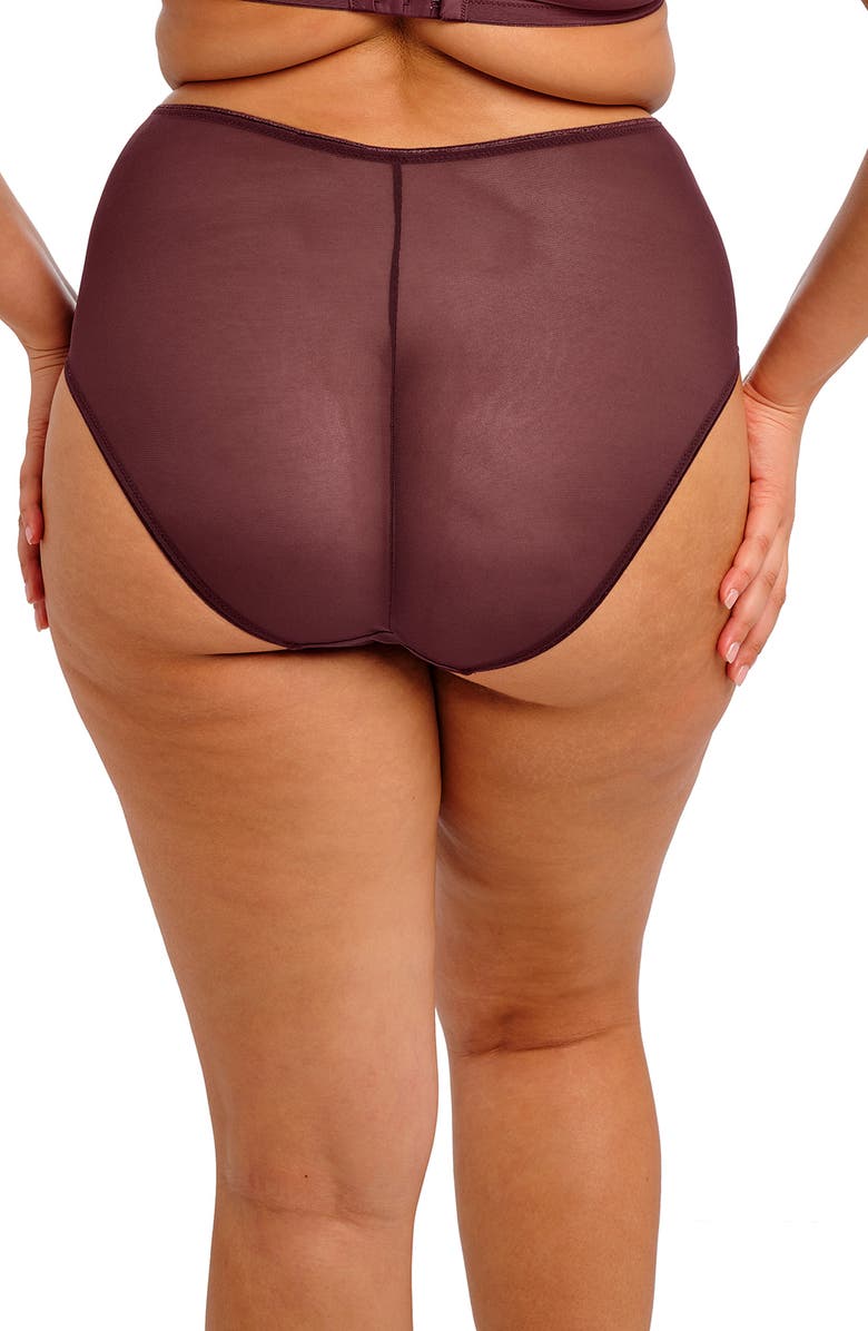 Elomi Matilda Full Figure Embellished Briefs, Alternate, color, Sugarplum