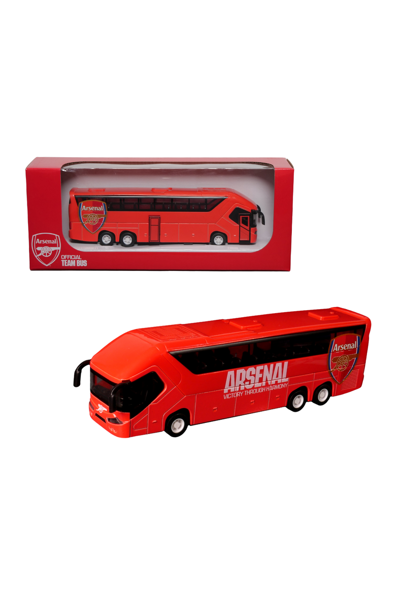 Banbo Toys Soccer Tour Bus Arsenal F.C., Main, color, Red