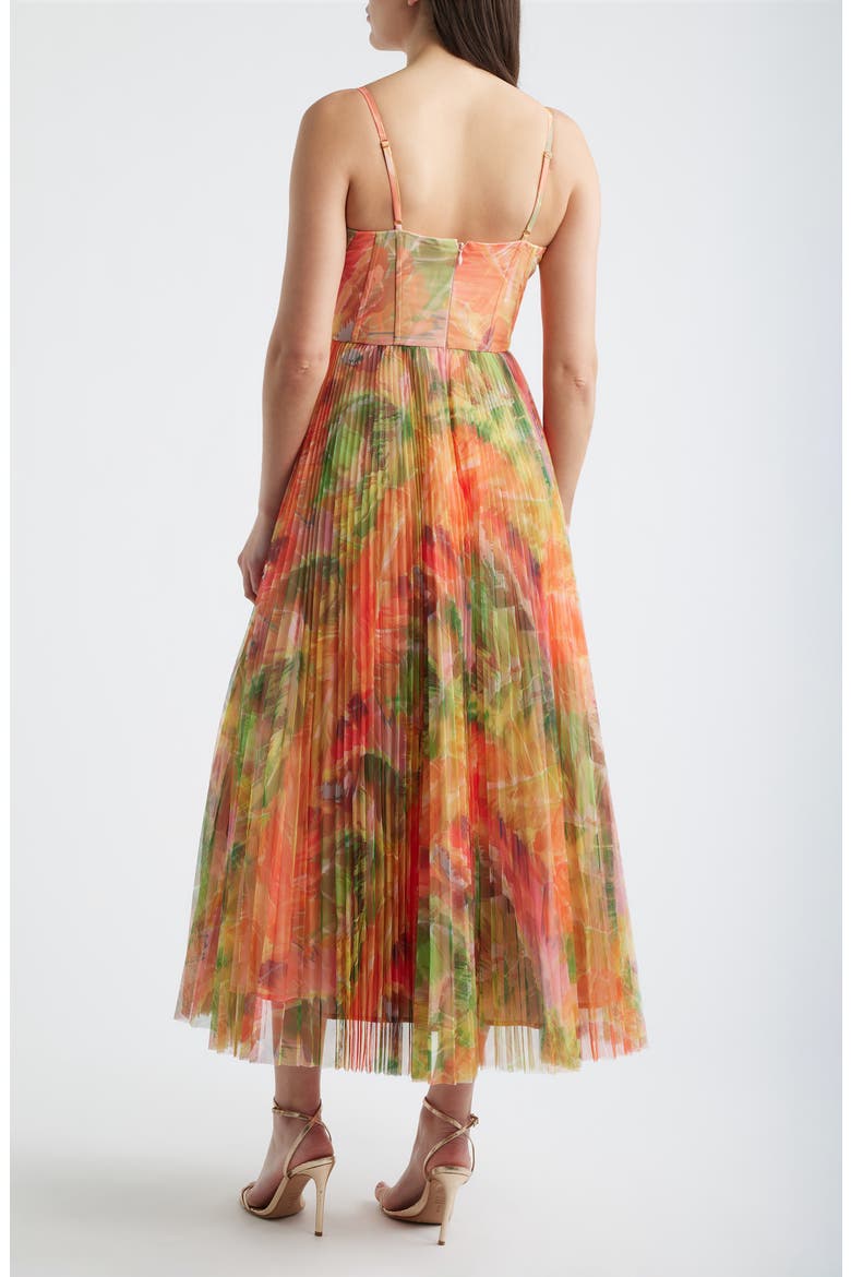 Pleated Cocktail Dress, Alternate, color, MULTI