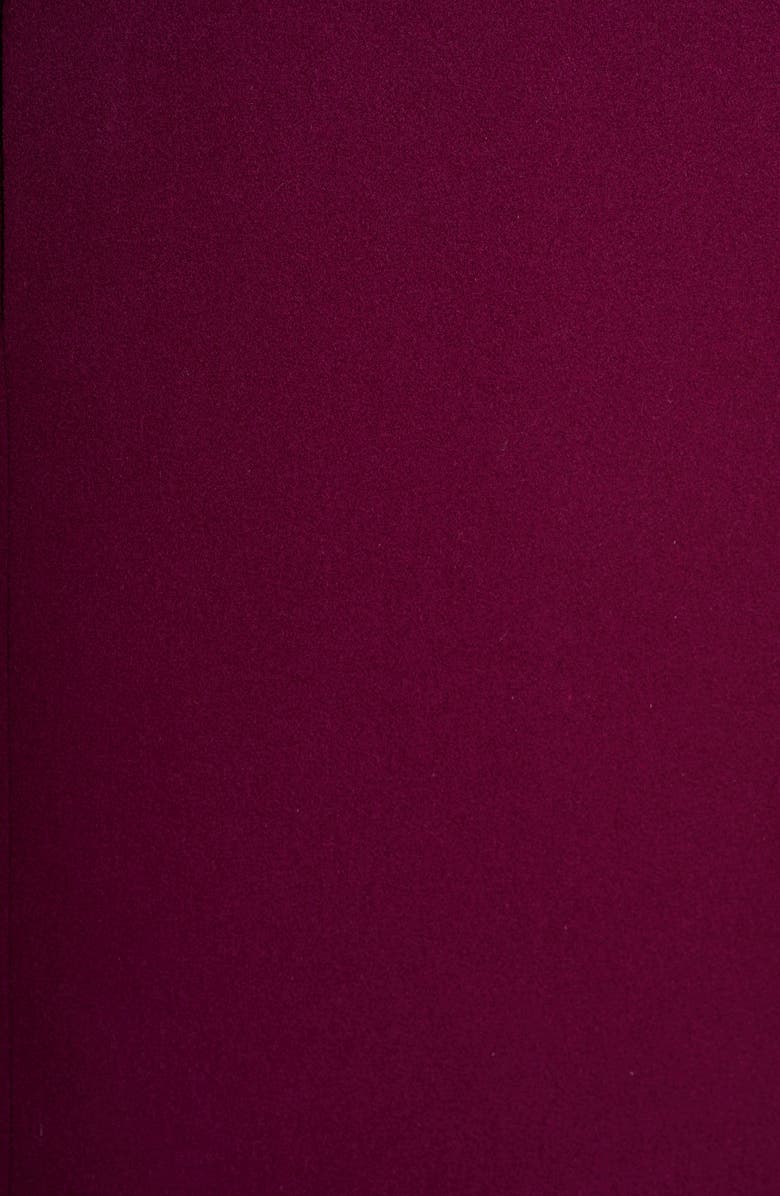 Fleurette Notch Collar Coat, Alternate, color, Aubergine