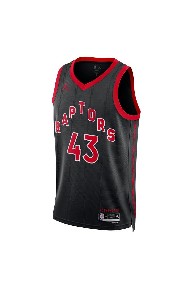 Jordan Brand Unisex Jordan Brand Pascal Siakam Black Toronto Raptors Swingman Jersey - Statement Edition, Alternate, color, 