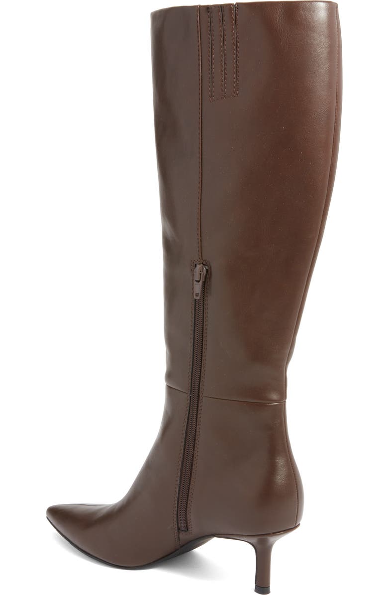 Open Edit Elara Pointed Toe Knee High Boot, Alternate, color, Brown Chocolate