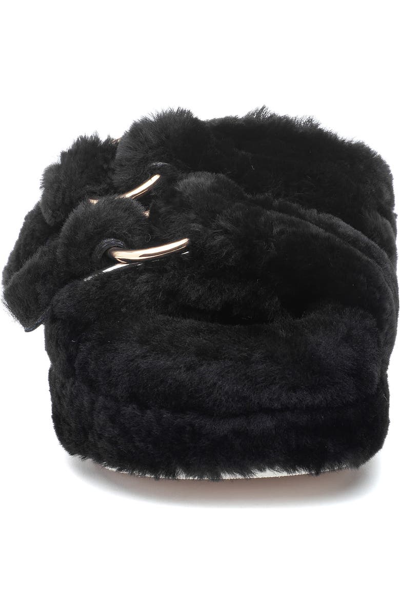 JSlides Brooke Genuine Shearling Platform Slipper, Alternate, color,