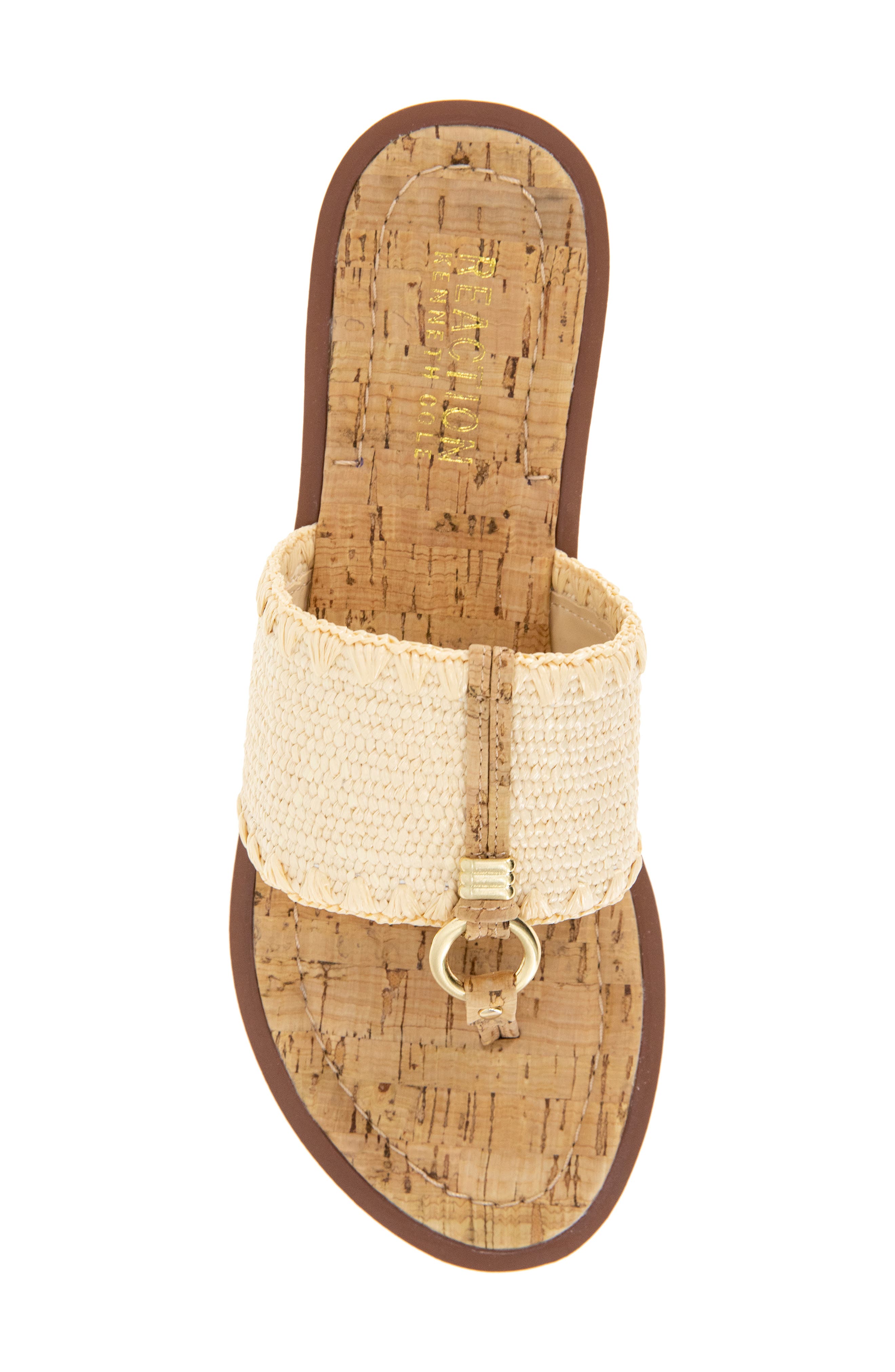 Sabriya Slide Sandal, Alternate, color, NATURAL RAFFIA