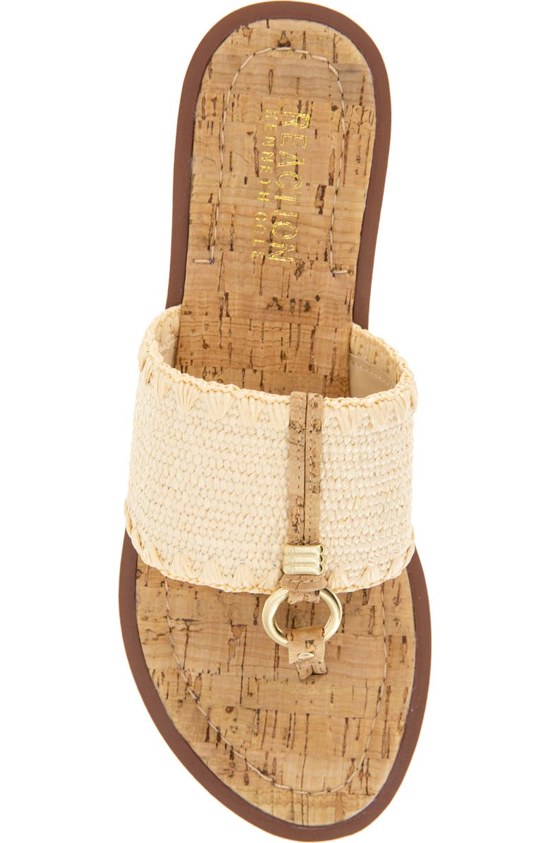 Reaction Kenneth Cole Sabriya Slide Sandal, Alternate, color, Natural Raffia