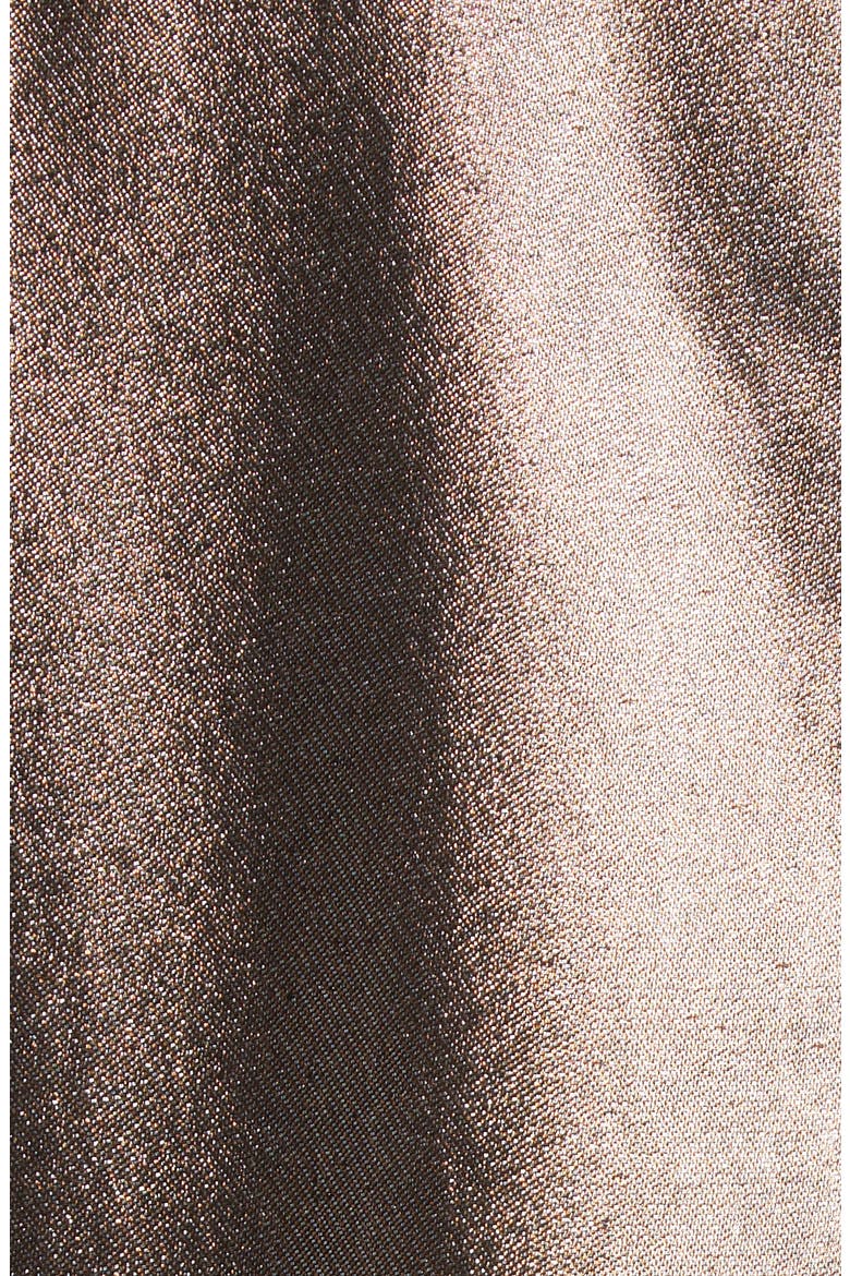 Edro Metallic Double Breasted Blazer, Alternate, color, BRONZE