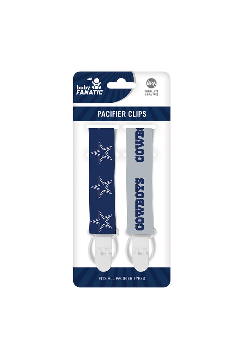Dallas Cowboys Pacifier Clip 2-Pack, Alternate, color, Multicolor