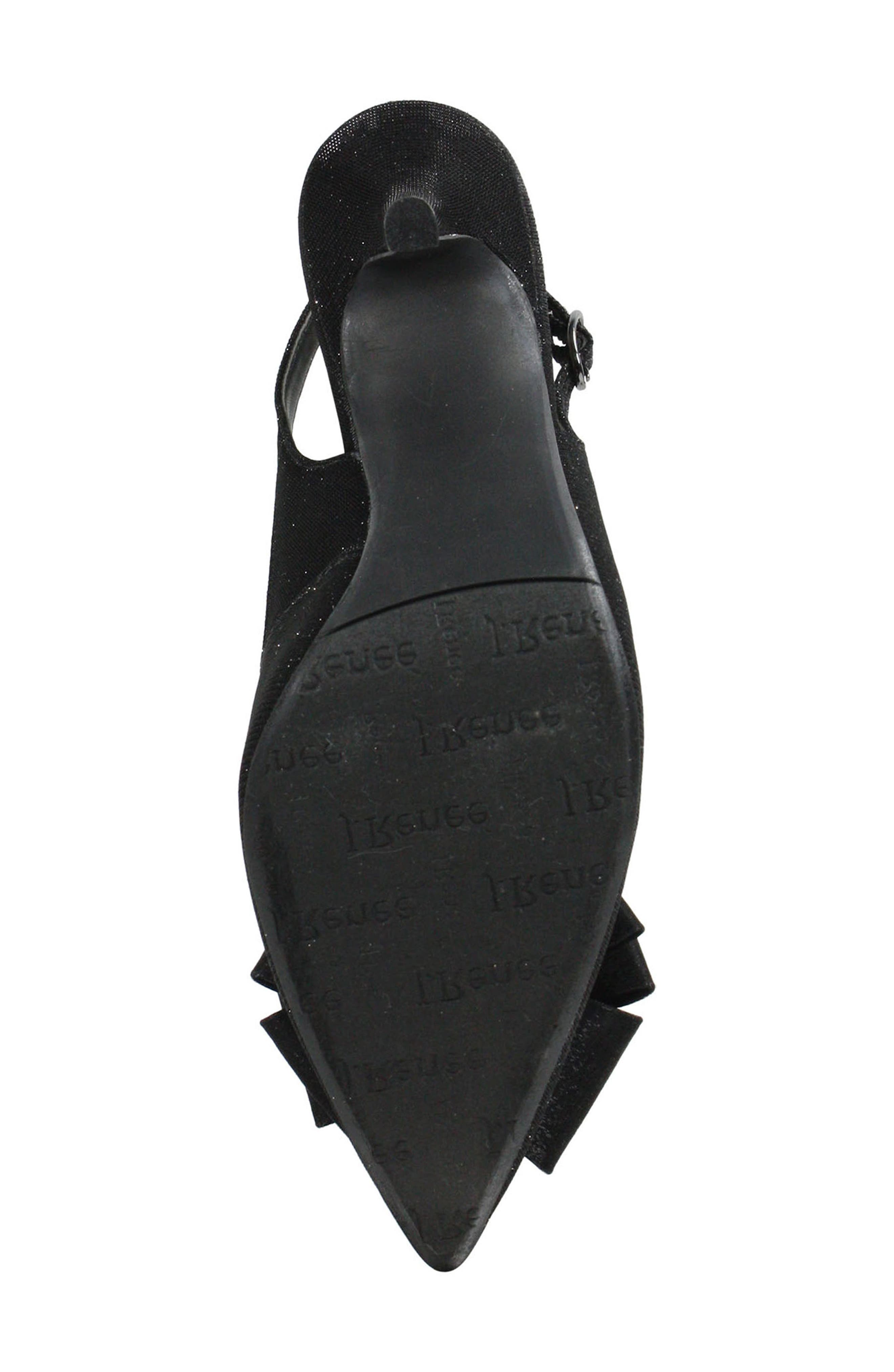 Denyell Slingback Pump, Alternate, color, BLACK GLITTER FABRIC