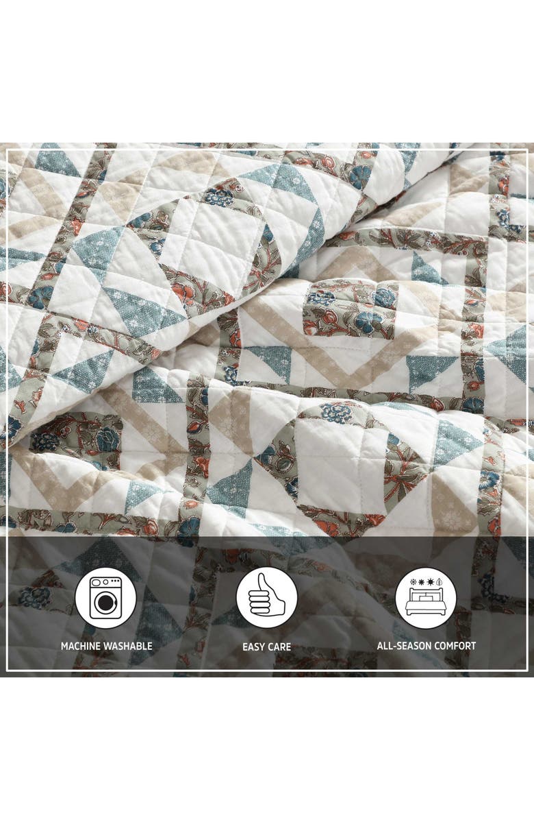 Wrangler Annie Twin Reversible Quilt Set, Alternate, color, Blue