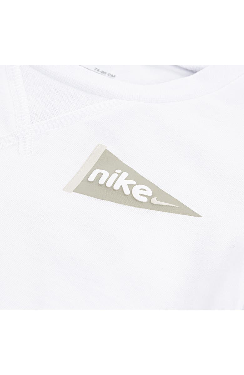 Nike Logo Graphic T-Shirt & Shorts Set, Alternate, color, Khaki