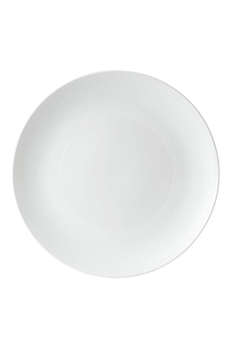 Gio Bone China Serving Platter, Main, color, WHITE