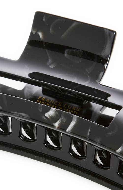 France Luxe 'large' Jaw Clip In Nacro Black