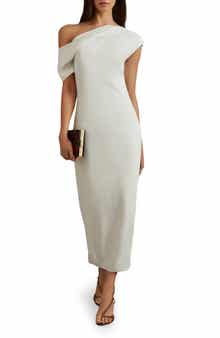 Reiss Laurey Drape Body-Con Dress