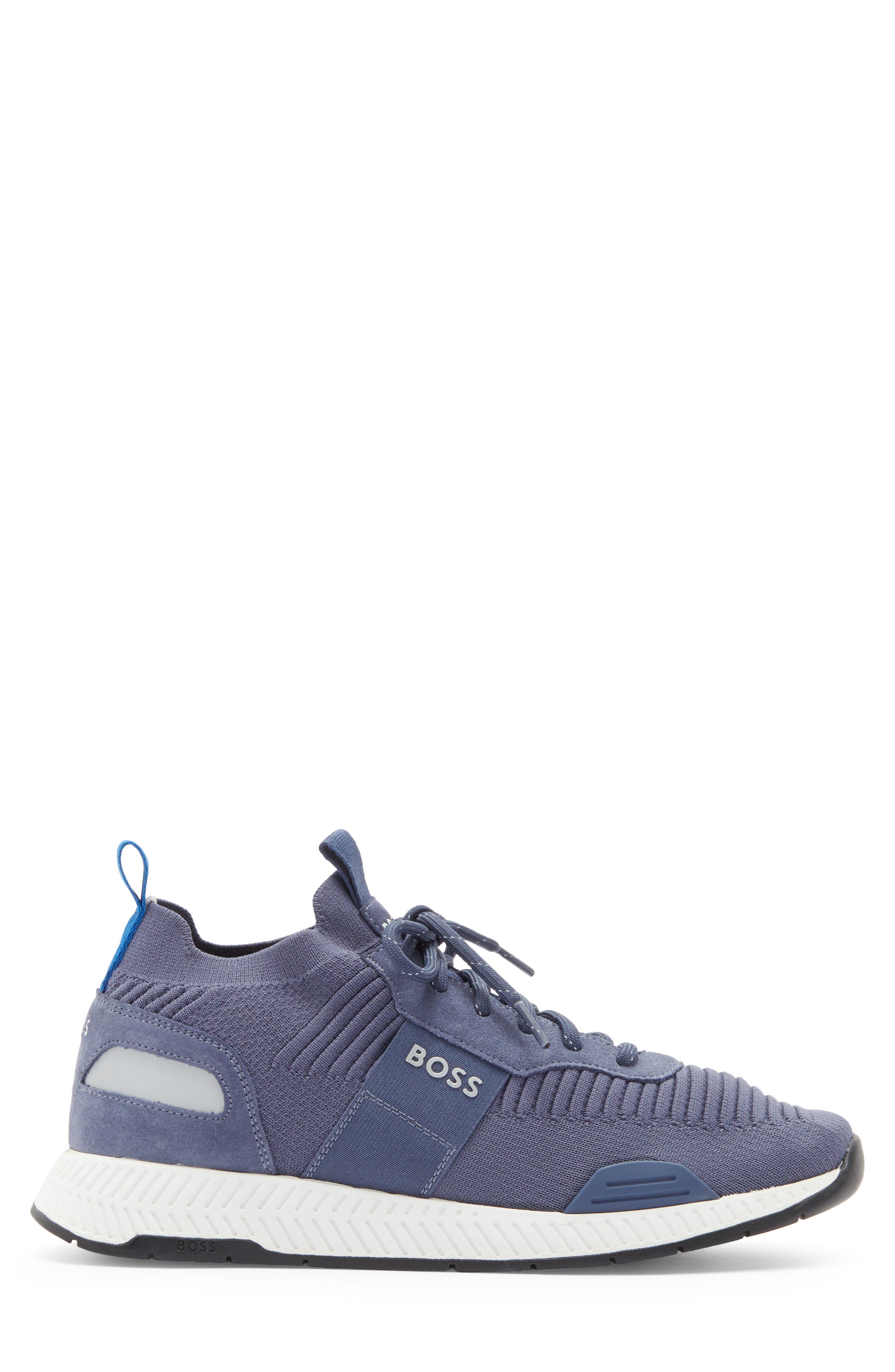 BOSS Baltimore Sneaker, Alternate, color, Blue/ White