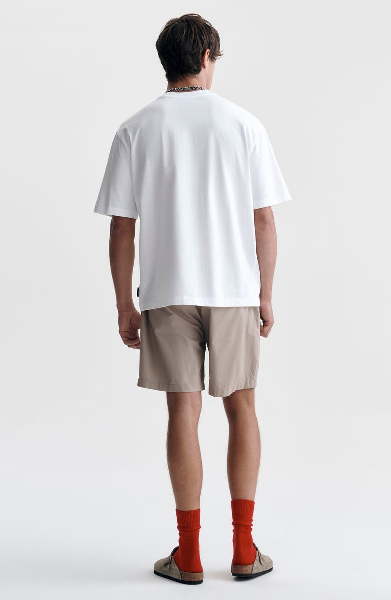 Brooklyn Industries Loose Fit Collegiate Logo Cotton Graphic T-Shirt, Alternate, color, 