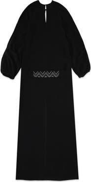 Fortela Vintage Silk Maxi Dress