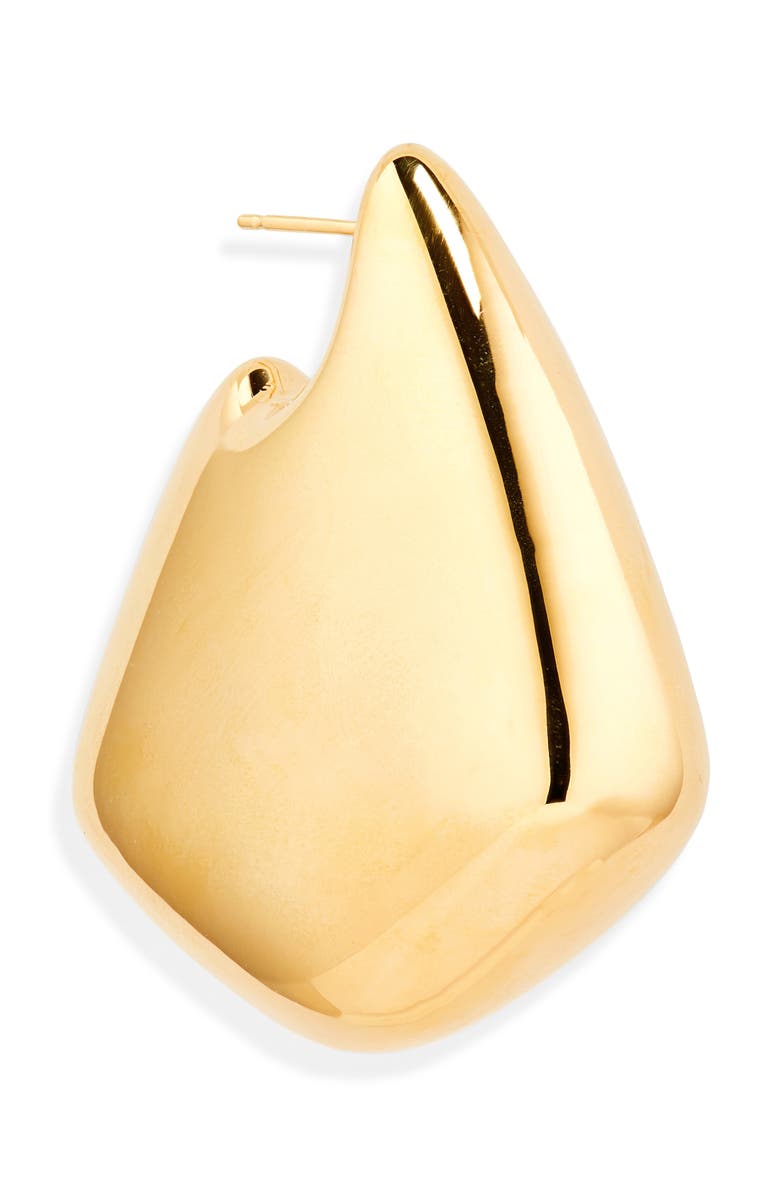 Bottega Veneta Large Fin Earrings, Alternate, color, 