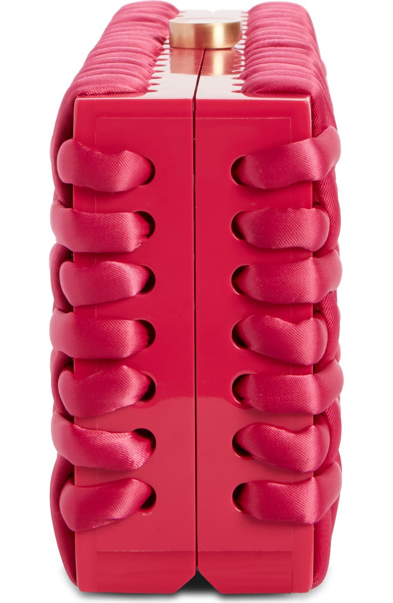 Cult Gaia Jasie Woven Box Clutch, Alternate, color,