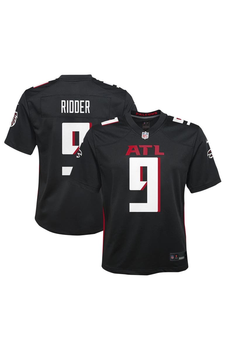 Nike Youth Nike Desmond Ridder Black Atlanta Falcons Game Jersey, Main, color, 