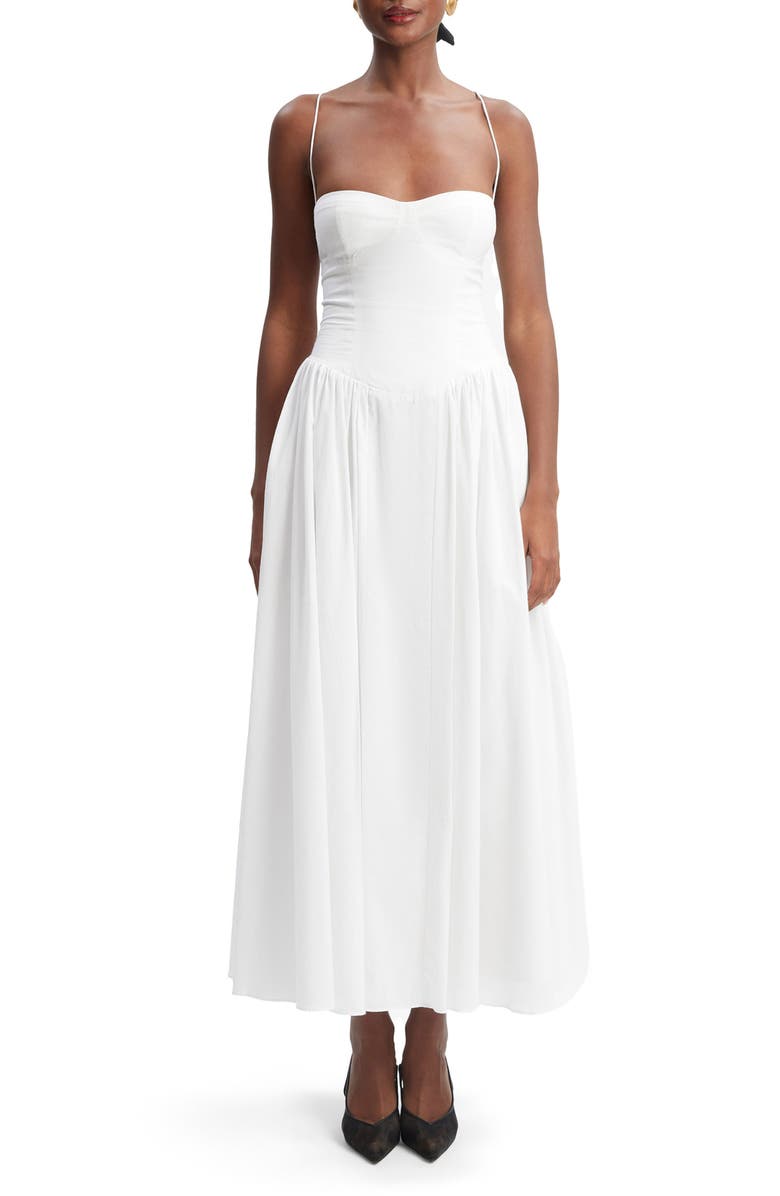 Bardot Estie A-Line Cotton Dress, Main, color, 