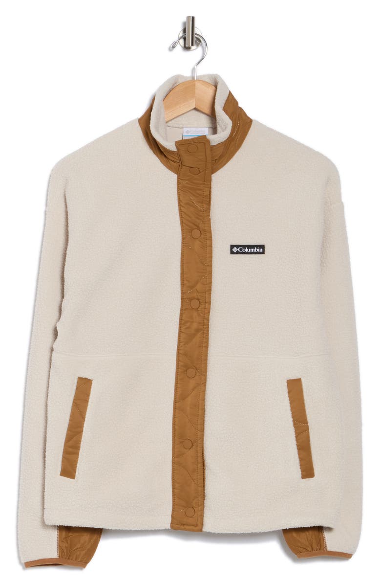 Columbia Cloud Point Snap Faux Shearling Fleece Jacket, Alternate, color, 