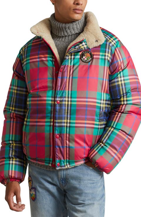 Yarn Dyed Plaid 650 Fill Power Down Jacket
