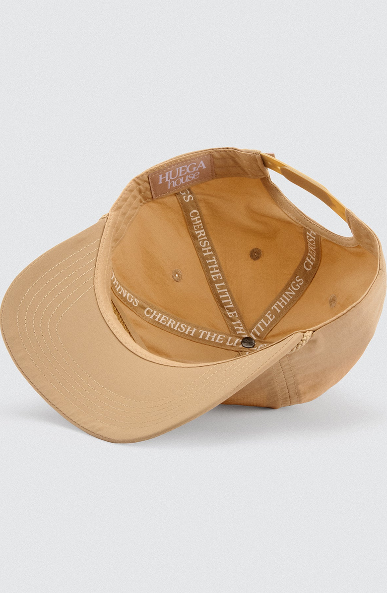 Huega House Track Nylon Hat, Alternate, color, Khaki