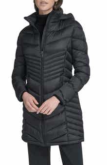 Calvin Klein Water Resistant Chevron Quilted Puffer Jacket
