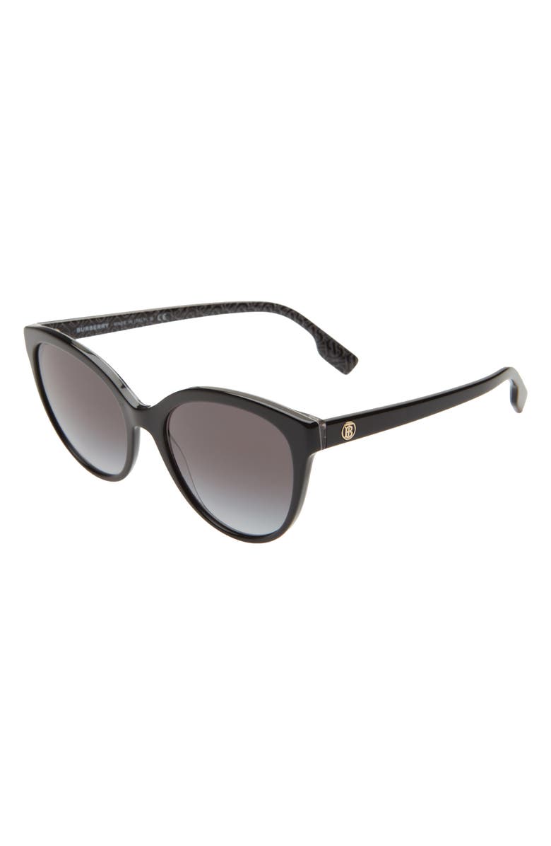 Burberry 55mm Gradient Cat Eye Sunglasses, Alternate, color,