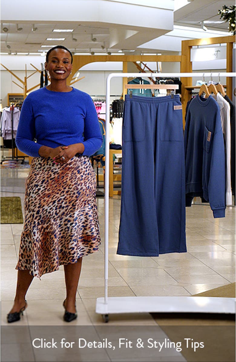 Silksweats Cotton & Silk Blend Pajama Sweatpants, sales video thumbnail